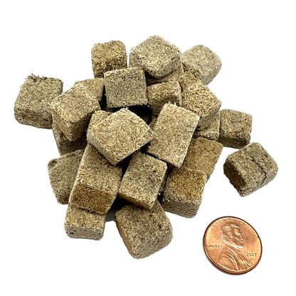 Tubifex Cubes, Freeze Dried Single Ingredient Fish Food High Protein Feeding Treat for Aquarium Fish
