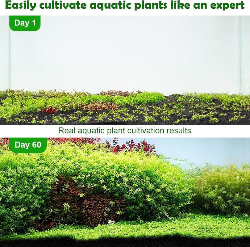 Hygger CO2 Aquarium Soil Water Grass Mud Fish Tank Aquascaping Aquarium Substrate Soil for Plants and Shrimps,No Need to Wash and No Muddy Water
